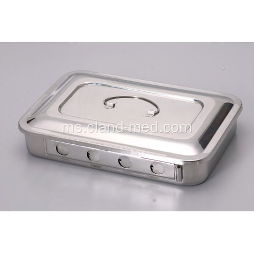 STAINLESS STEEL DISINFECTANT SQUARE DISH